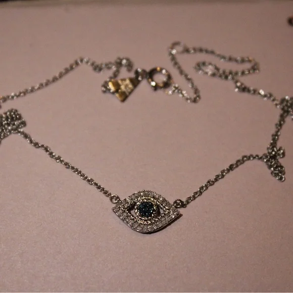 🧿🪩 Adina Reyter Evil Eye Necklace 🪩🧿 - Picture 6 of 7